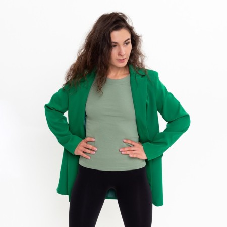 Female jacket, green color, size 42-44-4