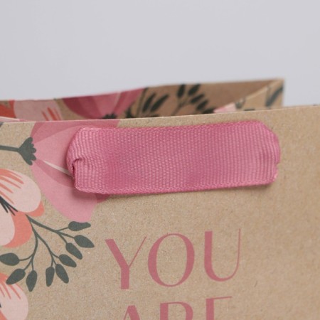 Square gift crap package, packaging, “Perfect”, 14 x 14 x 9 cm-3
