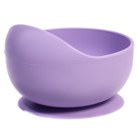 Set for feeding, food silicone, lilac color-7