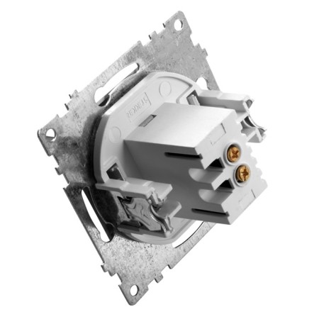 USB 2-seater (mechanism), Stekker GLS10-7115-01, 250B, 2.1A, Catherine, White-2