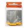 Set of spatula Encor 9992, steel, plastic handles, 50-80-100-120 mm, 4 pcs.