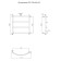 Trugor water heated towel rail priority PM 1, 500 x 600 x 400 mm