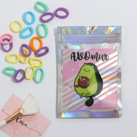 Hair gum "Avomur" 20 pcs