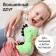 Toy heating pad with cherry bones "Dragon Stasik", crumbs