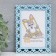 Photo frame 10x15 cm plastic L-7 blue (plastic screen)