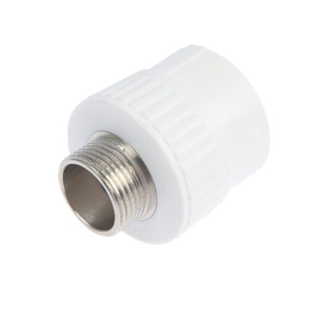 Combined clutch "STM", d = 32 mm x 3/4 ", outer thread, polypropylene