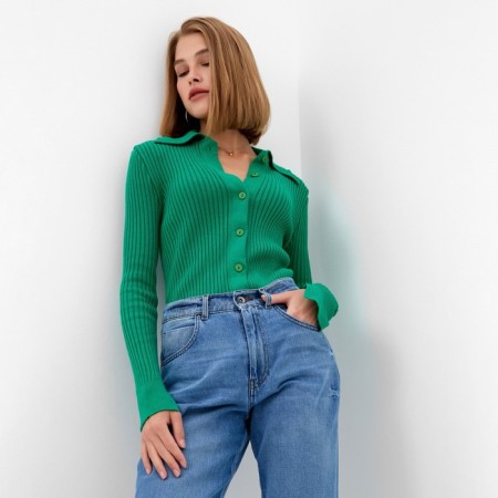 Jumper Female Minaku: Knitwear Collection Color Bulbed, size 46-48-3