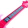 Musical guitar, sound, light, pink color