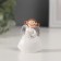 Souvenir Polystone "Girl Angel with two tails" mix 2.6x4x5.5 cm