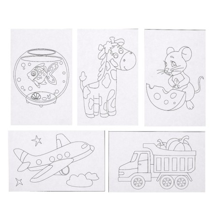 Wooden burning set, 5 boards-3