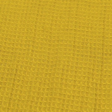 Set of waffle towels Essential, size 50x70 cm, 2 pcs, mustard color-5