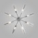 EUROSVET TROMPETA 70144/8, E14, 8x60W, 820x820x310 mm, chromium color
