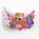 Hair clip with a shaker "Cute Unicorns", 6 x 4.5 cm
