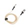 BYZ BC -025, Lightning cable - USB, 5 A, 1.2 m, PD, nylon, golden