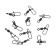 Twal with a fastener Namazu Pro Rolling Ribbed Swivel, Carbon, size 8. Test-17 kg