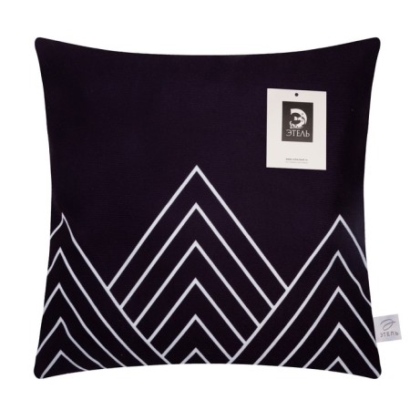 Pillowcase decorative Ethel Geometry "Triangles" 40 x 40 cm, velor-5