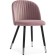 GABI Metal/velor, black/pink 50x53x79 cm chair