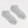 Socks men's shortened net, gray color, size 25