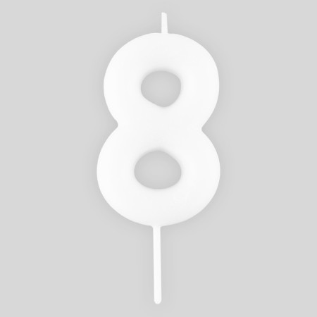 Свеча для торта, цифра «8» , светится в темноте, 4 х 10 см.-2