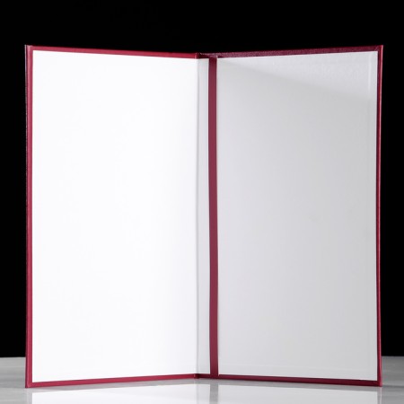 Address folder "Congratulations" Bumvinyl, soft, burgundy, a4-1