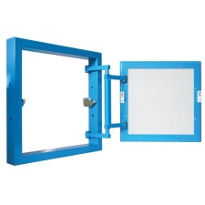 Люк ревизионный "Люкер" К 30/30, высота 300 мм, ширина 300 мм, под плитку, нажимной