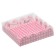 Cookie box, confectionery packaging with PVC lid, Love, 13 x 13 x 3 cm