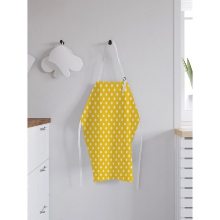 Apron kitchen with a photo print "Summer circles", adjustable, size OS-1