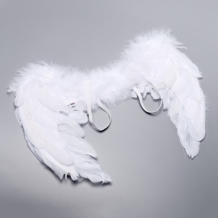 Carnival set "Cute Angel", height 98-104 cm, dress, wings, hairpins-3