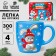 New Year's set for decor mug with polymer clay “New Year! Bunny in a hat ", 300 ml