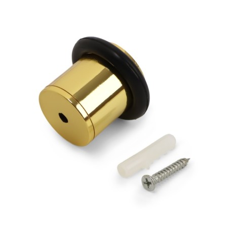 Door stop U302gp, d = 27 mm, h = 40 mm, gold color-3