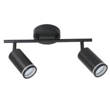 Спот Arte Lamp Imai A2365PL-2BK, GU10, 2х15 Вт, 6х32х20 см, чёрный