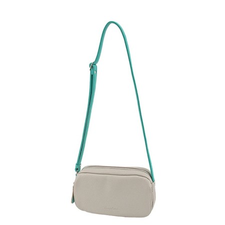 B2438 Bag Cross-Bodi, Lightning Department, gray color 16x24x9cm