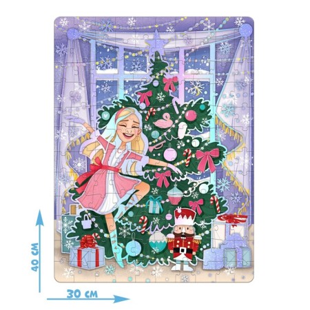 Holographic puzzle "Fairytale History", 120 details-1