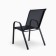 Set of garden furniture: table + 2 stools, textile, black, maximum load 120 kg