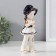 Souvenir Ceramics "Baby in a hat - fortune -telling on the chamomile" Cobalt 7.5x7.5x20 cm