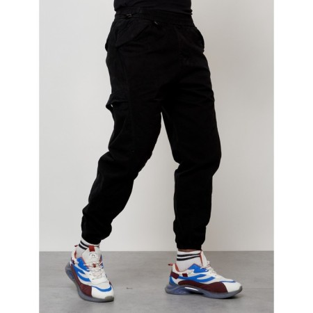 Cargo jeans, size 46-48, black color-2