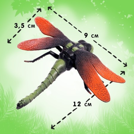 Set of insects "Forest", 8 figures, length 12 cm-1