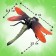 Set of insects "Forest", 8 figures, length 12 cm