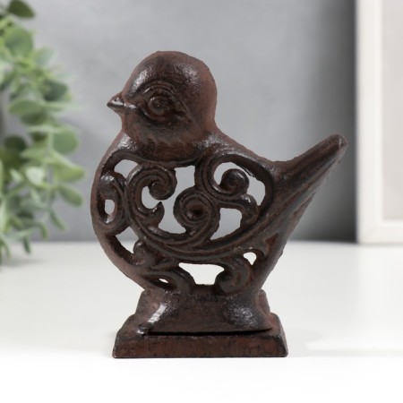 Cast iron candle for 1 candle "Bird" 11x9.5x6.5 cm-1