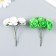 Decor for creativity "Tea roses" (set-bouquet 6 flowers) 9.5 cm d = 3 cm mix