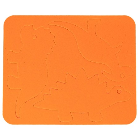 Developing set of stickers for playing in the Dinosaurian bath, 5 elements-4