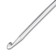 Knitting hook, aluminum, 4 mm/14 cm