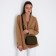Cross-Bodi bag with zipper, olive color