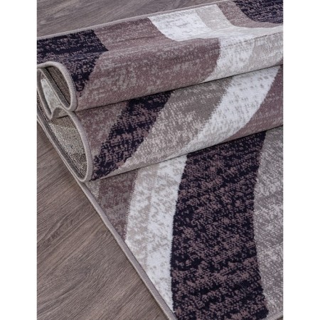 Rectangular carpet Merinos Silver, size 250x350 cm, color Gray-Purple-2