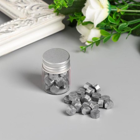 Surgut in granules in the jar of "octagonal" silver 9 g 4.5x3x33 cm-2