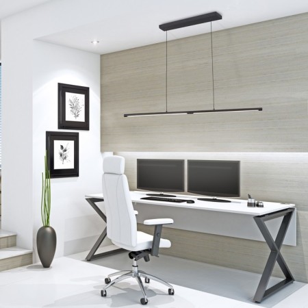 Suspended Mantra Torch, Led, 1750lm, 3000k, 1100x19x1600 mm, matte black color-5