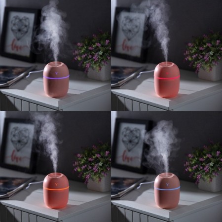 Moisturizer HM-20 ultrasonic, 0.22 l, 1.5 W, USB in comp., Pink-2