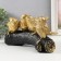 Polystone souvenir "Four golden birds on the branches" 22x6x13 cm