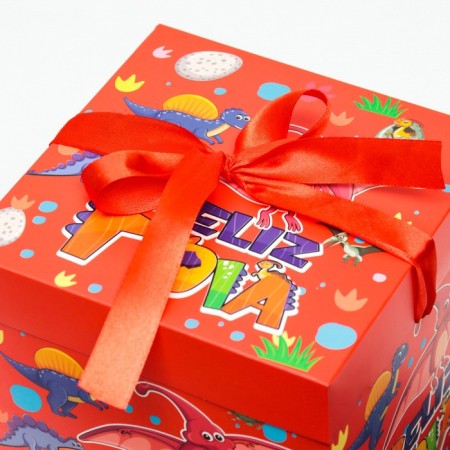 Self -charged box "Children's" dinosaurs 15x15x15 cm-2