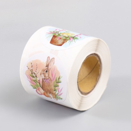 Stick Paper "Light Easter" d = 3.8 cm 252 pcs in the roll-6